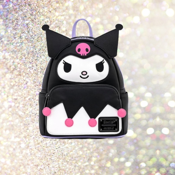 Loungefly x Sanrio Kuromi Cosplay Mini Backpack and Wallet